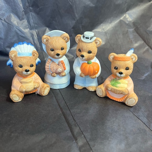 Homeco bears 3 sets thanksgiving/autumn, bear band and circus total of 14 bears - Picture 4 of 9